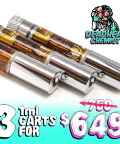 Buy Mushrooms Canada Buy Deadhead Chemist DMT 3 Cartridges Deal 1mL Online