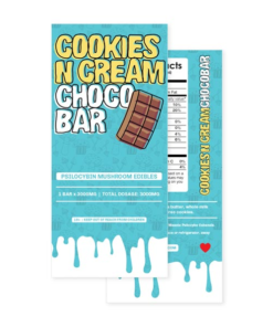 Buy Mungus – Magic Mushroom Cookies N Cream Chocolate Bar – 3 Grams Online